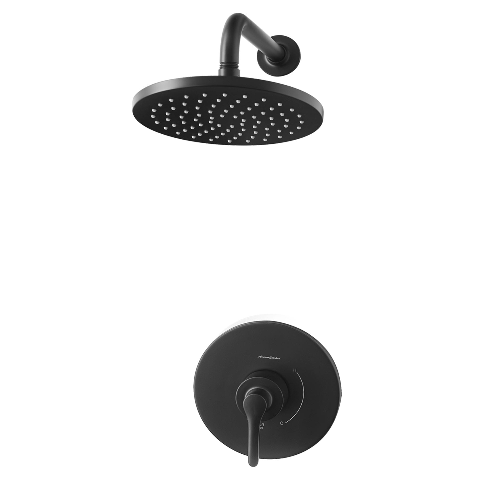 Studio® S 1.8 gpm/6.8 L/min  Shower Trim Kit With Rain Showerhead, Double Ceramic Pressure Balance Cartridge With Lever Handle